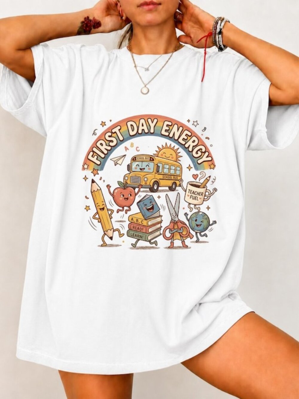First Day Energy Shirt, Back To School Gift